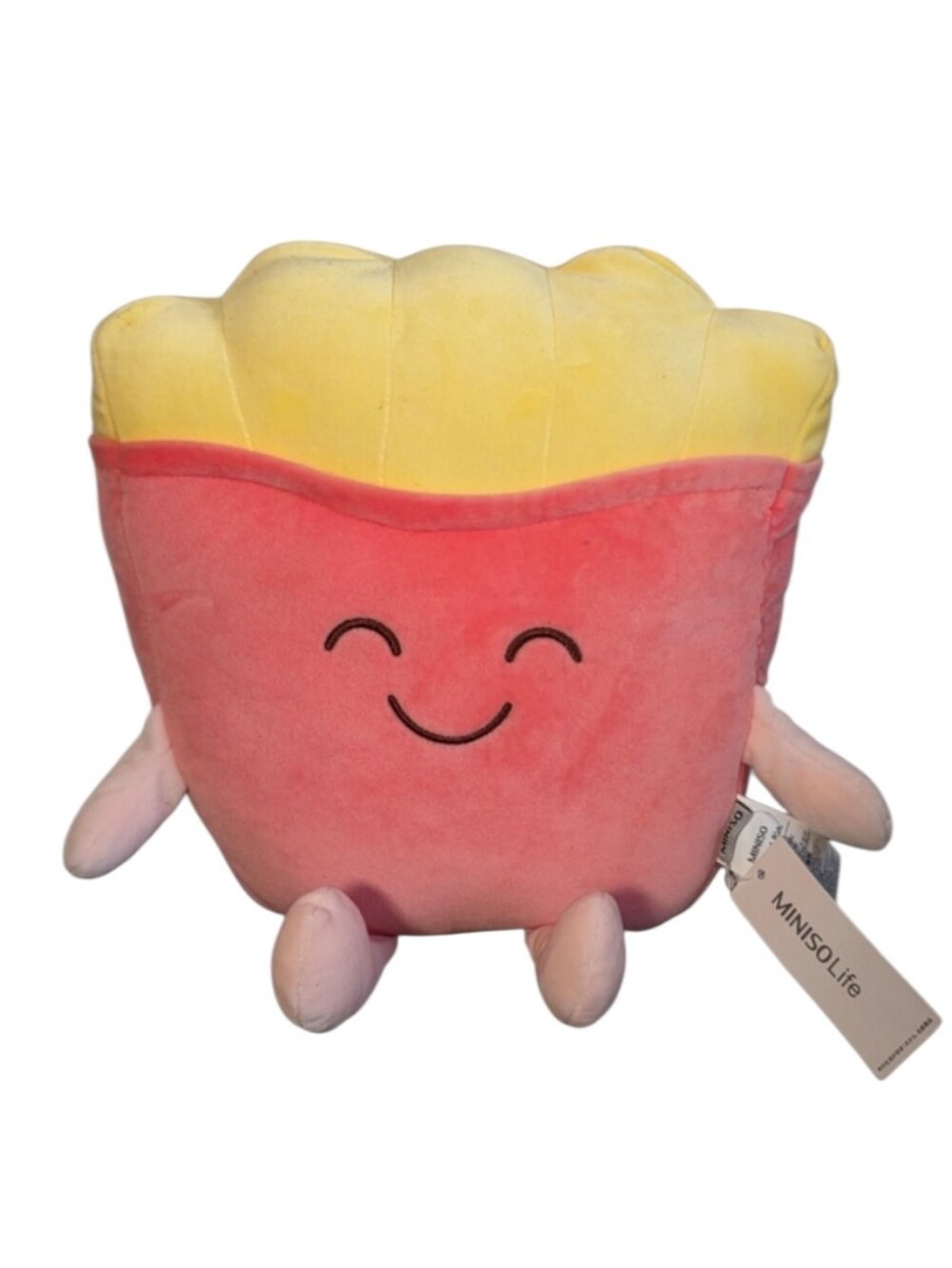 Miniso Yummy Food Series French Fries Plush Toy 12" Kawaii Foodie Stuffed NEW